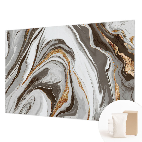 Papel mural con patrón decorativo con diseño de remolinos de mármol