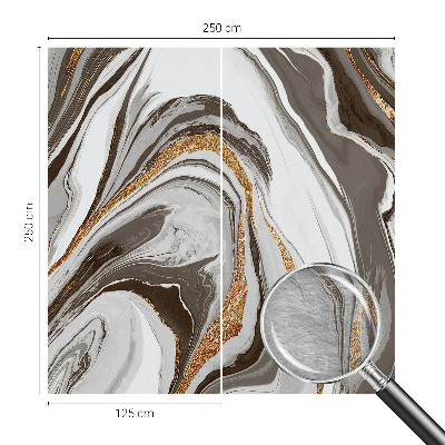 Papel mural con patrón decorativo con diseño de remolinos de mármol