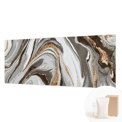 Papel mural con patrón decorativo con diseño de remolinos de mármol