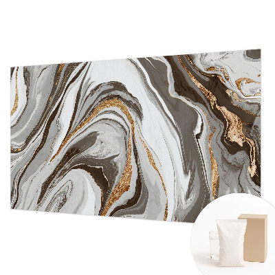 Papel mural con patrón decorativo con diseño de remolinos de mármol