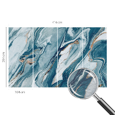 Papel mural texturado decorativo con acabado Elegancia Mineral para un efecto de piedra natural