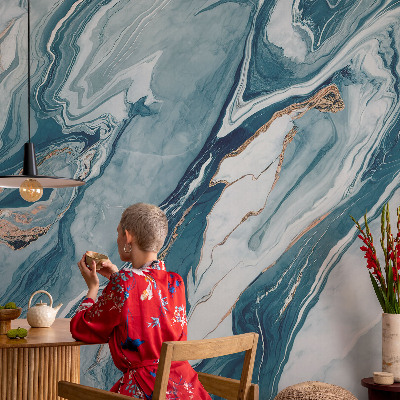 Papel mural texturado decorativo con acabado Elegancia Mineral para un efecto de piedra natural