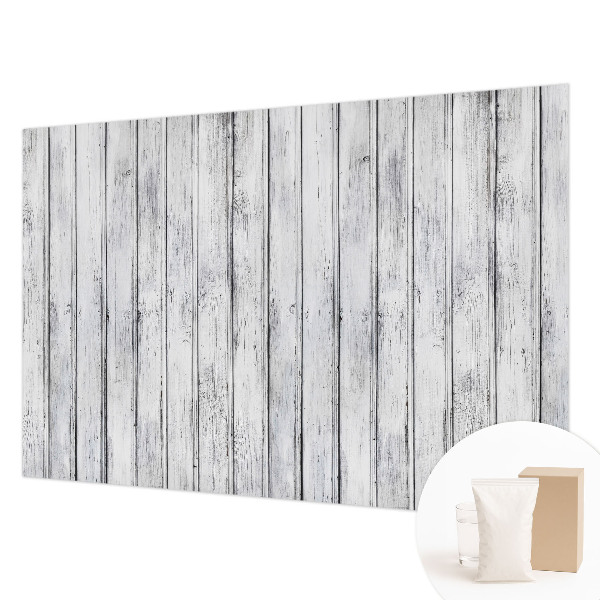 Fotomural decorativo para cabecero de cama con diseño de tablas de madera