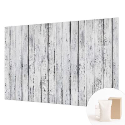 Fotomural decorativo para cabecero de cama con diseño de tablas de madera
