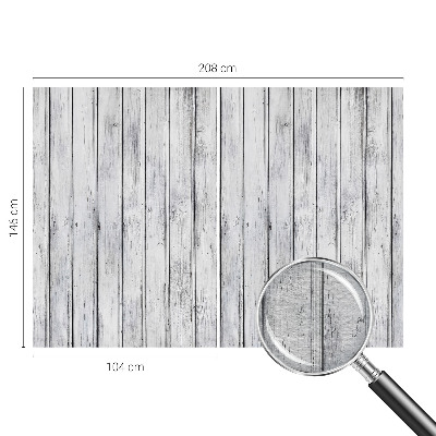 Fotomural decorativo para cabecero de cama con diseño de tablas de madera