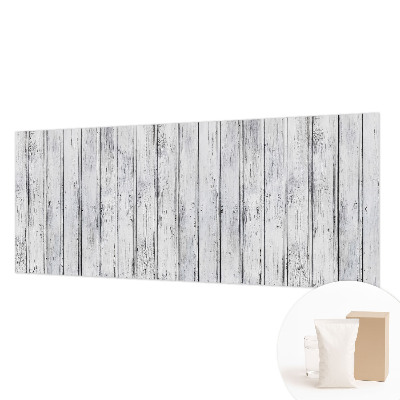 Fotomural decorativo para cabecero de cama con diseño de tablas de madera