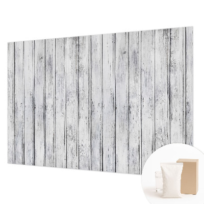 Fotomural decorativo para cabecero de cama con diseño de tablas de madera