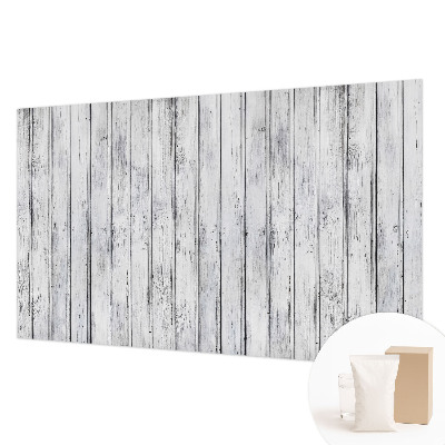 Fotomural decorativo para cabecero de cama con diseño de tablas de madera