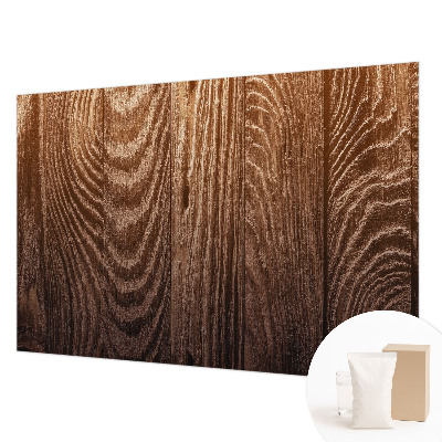 Papel mural con patrón decorativo con anillos de madera