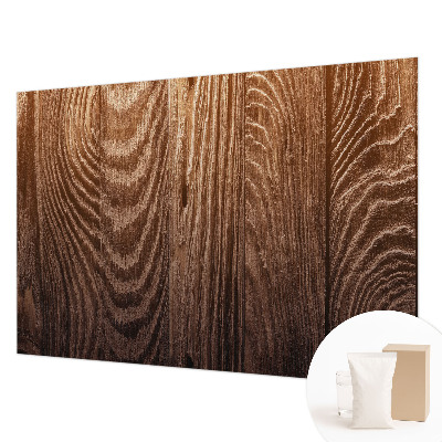 Papel mural con patrón decorativo con anillos de madera