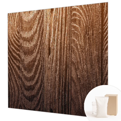 Papel mural con patrón decorativo con anillos de madera