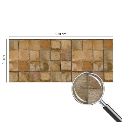 Mural decorativo con diseño de mosaico rústico