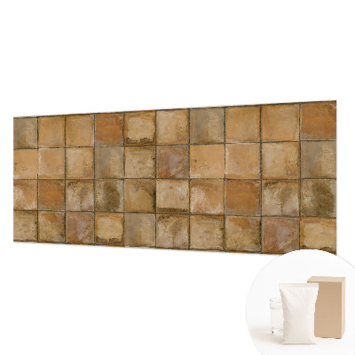 Mural decorativo con diseño de mosaico rústico
