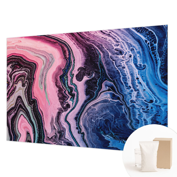 Papel mural con patrón decorativo con remolinos coloridos