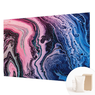 Papel mural con patrón decorativo con remolinos coloridos