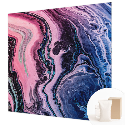 Papel mural con patrón decorativo con remolinos coloridos