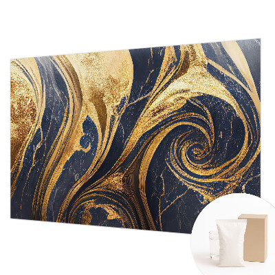 Mural de pared con estampado hermoso con patrones de mármol