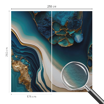 Fotomural decorativo para cabecero de cama con una abstracción colorida