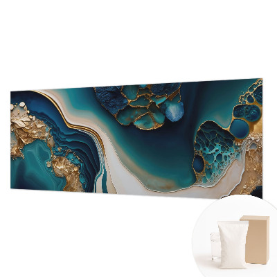 Fotomural decorativo para cabecero de cama con una abstracción colorida