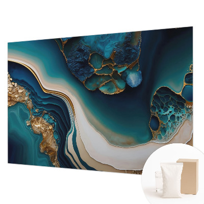 Fotomural decorativo para cabecero de cama con una abstracción colorida