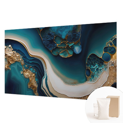 Fotomural decorativo para cabecero de cama con una abstracción colorida