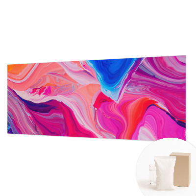 Mural de pared con estampado hermoso con motivo de ondas líquidas