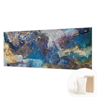 Papel mural texturado decorativo con diseño de mosaico cósmico