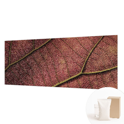 Mural decorativo con textura foliar