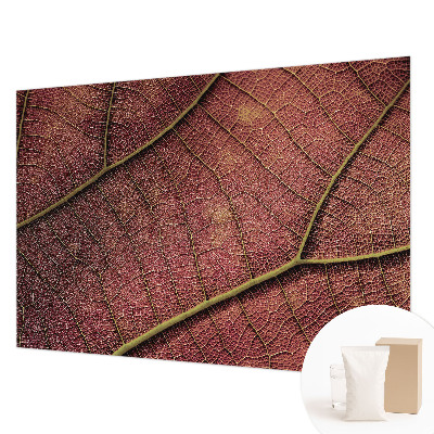Mural decorativo con textura foliar