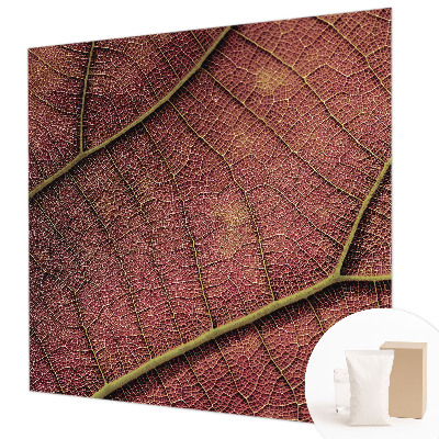 Mural decorativo con textura foliar