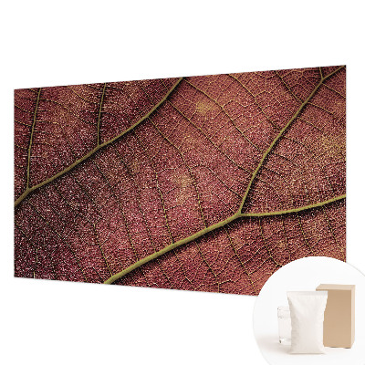 Mural decorativo con textura foliar