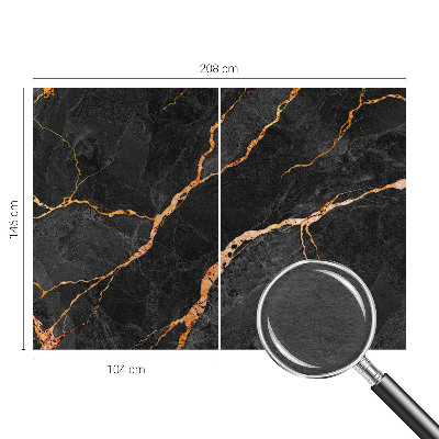 Fotomural decorativo para cabecero de cama con vetas de mármol