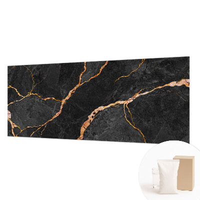 Fotomural decorativo para cabecero de cama con vetas de mármol