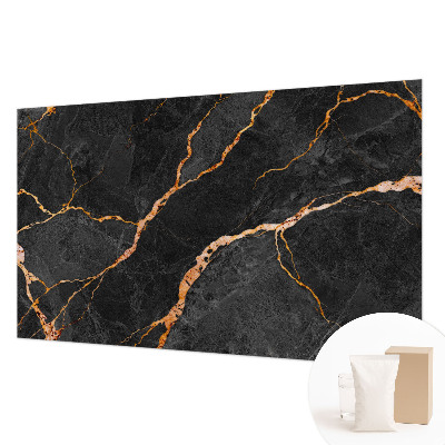 Fotomural decorativo para cabecero de cama con vetas de mármol