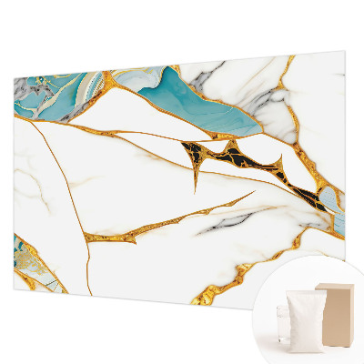 Papel mural con patrón decorativo con un diseño de mármol elegante