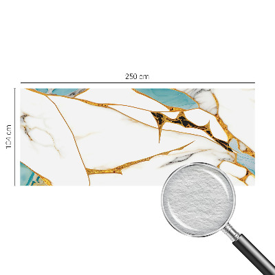 Papel mural con patrón decorativo con un diseño de mármol elegante