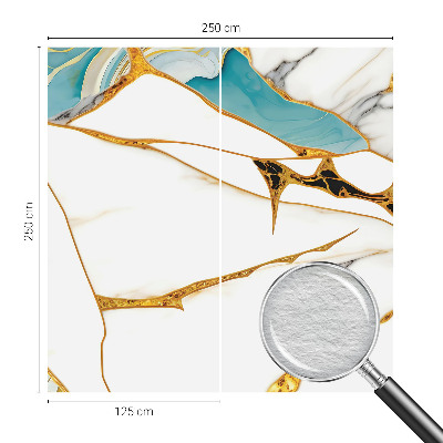 Papel mural con patrón decorativo con un diseño de mármol elegante