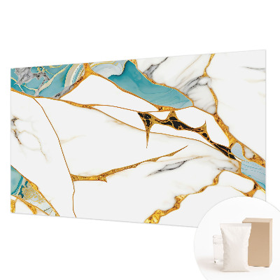 Papel mural con patrón decorativo con un diseño de mármol elegante