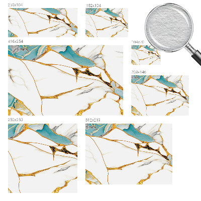 Papel mural con patrón decorativo con un diseño de mármol elegante