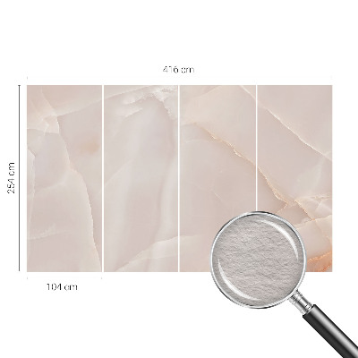 Papel mural texturado decorativo con acabado de mármol rosa