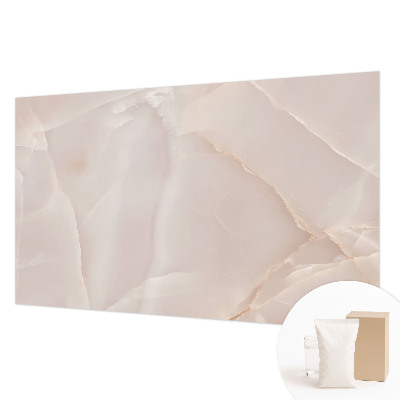Papel mural texturado decorativo con acabado de mármol rosa