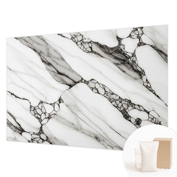Fotomural decorativo para cabecero de cama con un patrón de piedra