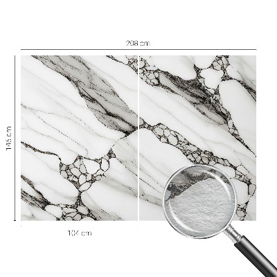 Fotomural decorativo para cabecero de cama con un patrón de piedra