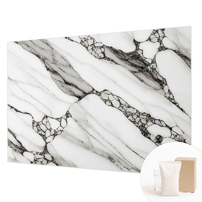 Fotomural decorativo para cabecero de cama con un patrón de piedra