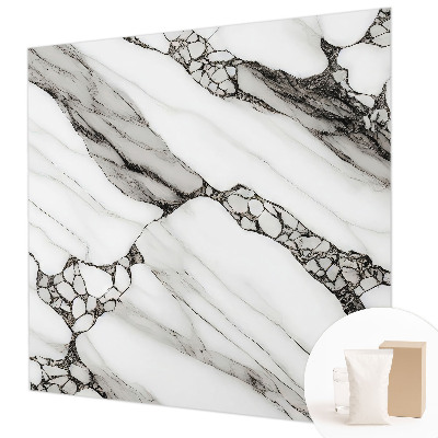 Fotomural decorativo para cabecero de cama con un patrón de piedra