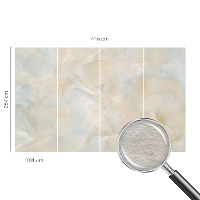 Papel mural con patrón decorativo con una abstracción sutil como diseño