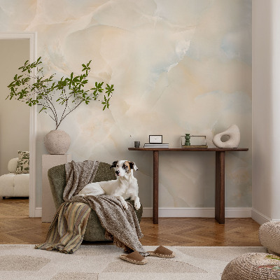 Papel mural con patrón decorativo con una abstracción sutil como diseño