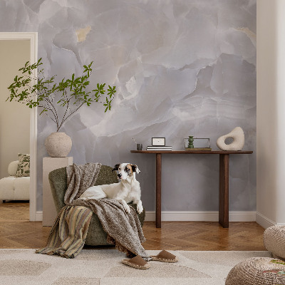 Mural de pared con estampado hermoso con diseño de ondas de mármol
