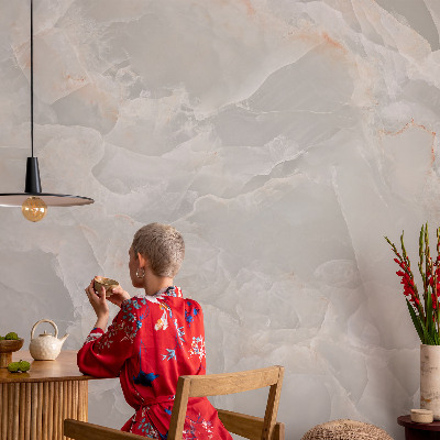 Papel mural texturado decorativo con textura de mármol