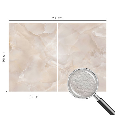 Fotomural decorativo para cabecero de cama con diseño de mármol delicado
